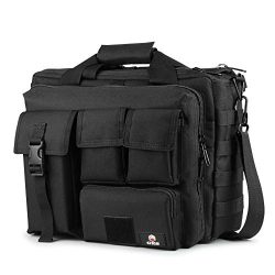 Tactical Briefcase, 17.3 Inch Men’s Messenger Bag Military Briefcase for Men