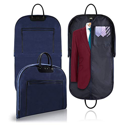 Bealatt 40″ Carry On Garment Bag for Travel, Waterproof Foldable Suit Bags for Men Women,  ...