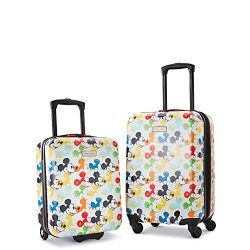 American Tourister Disney Hardside Luggage with Spinner Wheels, Mickey Mouse 2